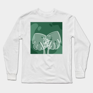 Monstera Plant Long Sleeve T-Shirt